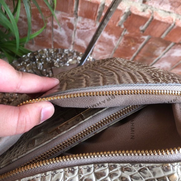 Brahmin Adina Tote Silver Birch+ Suri Wallet NWT - Picture 7 of 8